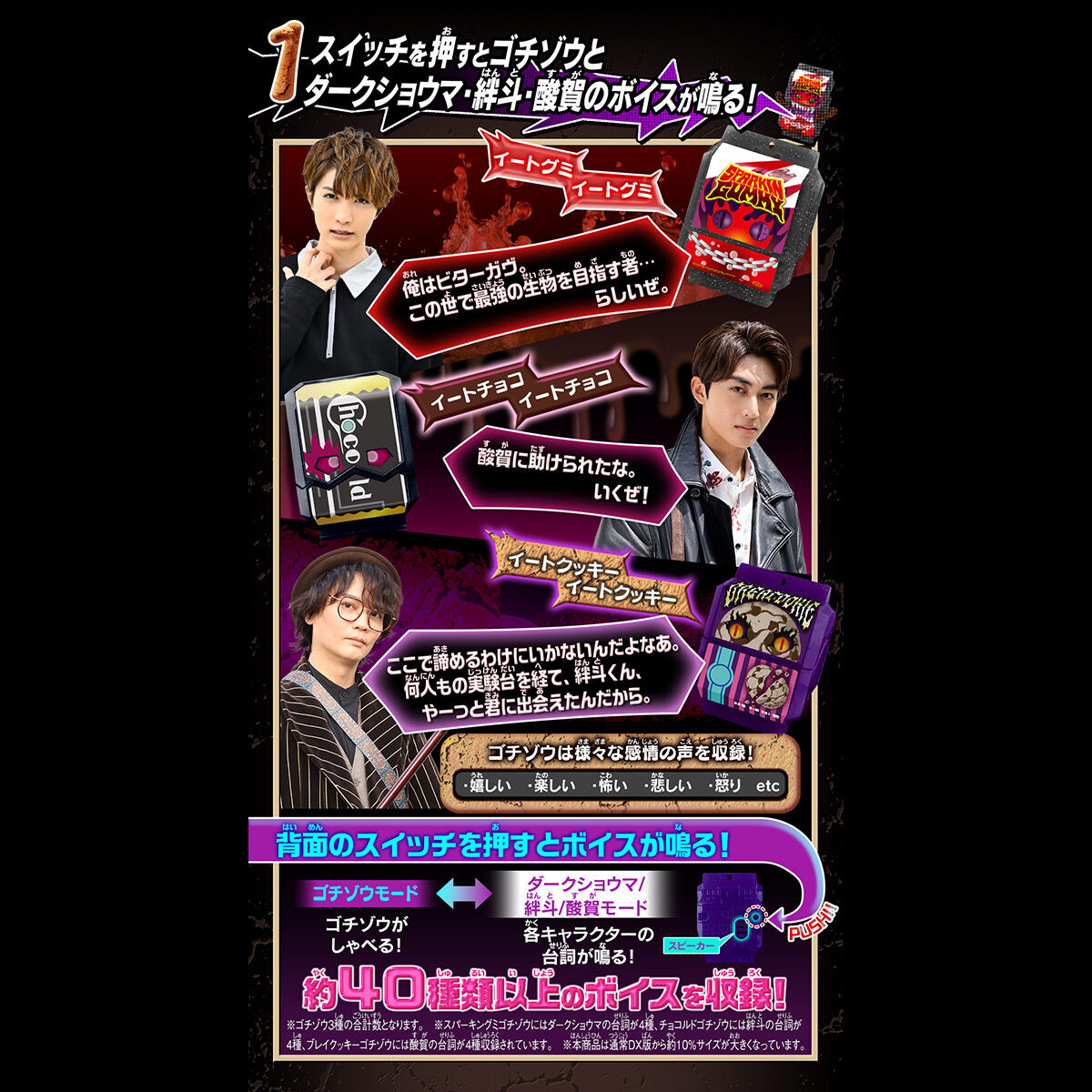 抽選販売】DXおしゃべりゴチゾウセット08 | 仮面ライダーシリーズ