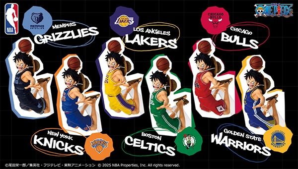 【輸送箱未開封】ONE PIECE ×NBA 6点セット ONE PIECE×NBA｜ アニメグッズ ・フィギュア・おもちゃならプレミアム
