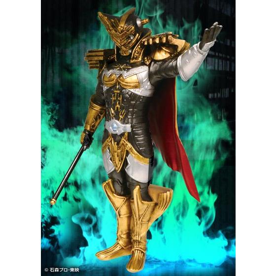 仮面ライダーW」の怪人「ドーパント」のソフビフィギュアが黒幕