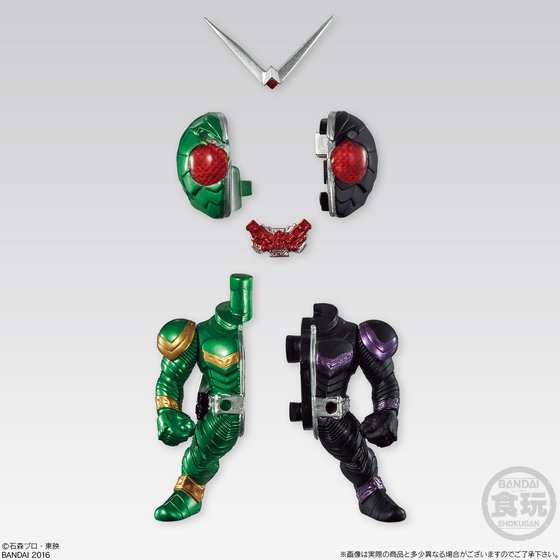 仮面ライダーの大人向け食玩フィギュアに「W」が登場 11種の変身