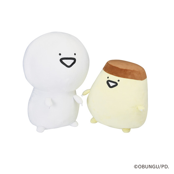 お文具さん 顔クッション プリンさん プリンさん】お文具といっしょ もちもちフェイスぬいぐるみBIG