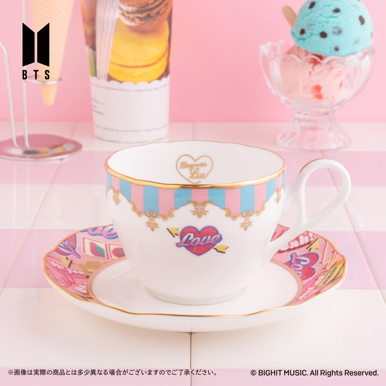 BTSの「Dynamite」「Butter」など楽曲モチーフの『カップ＆ソーサー 